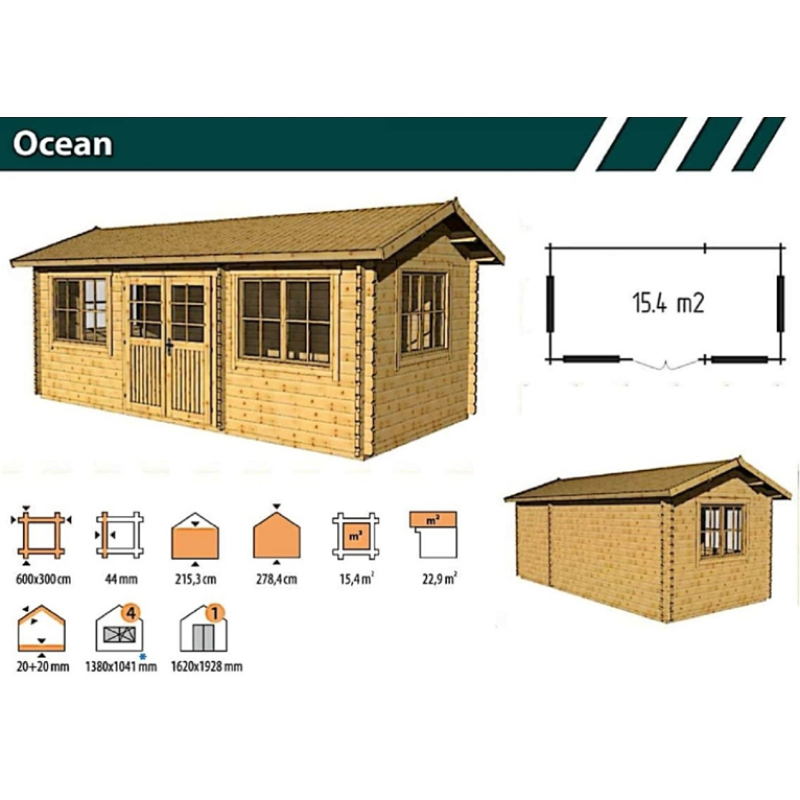 OCEAN 44 3x6 meter OCEAN 44 3x6 meter