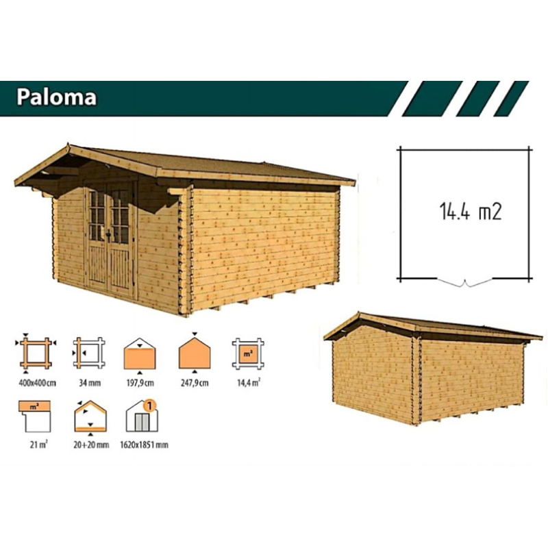 PALOMA 34 4x4 meter PALOMA 34 4x4 meter