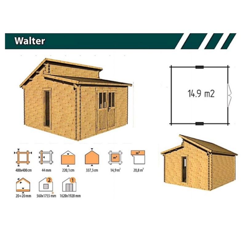 WALTER 44 4x4 meter WALTER 44 4x4 meter