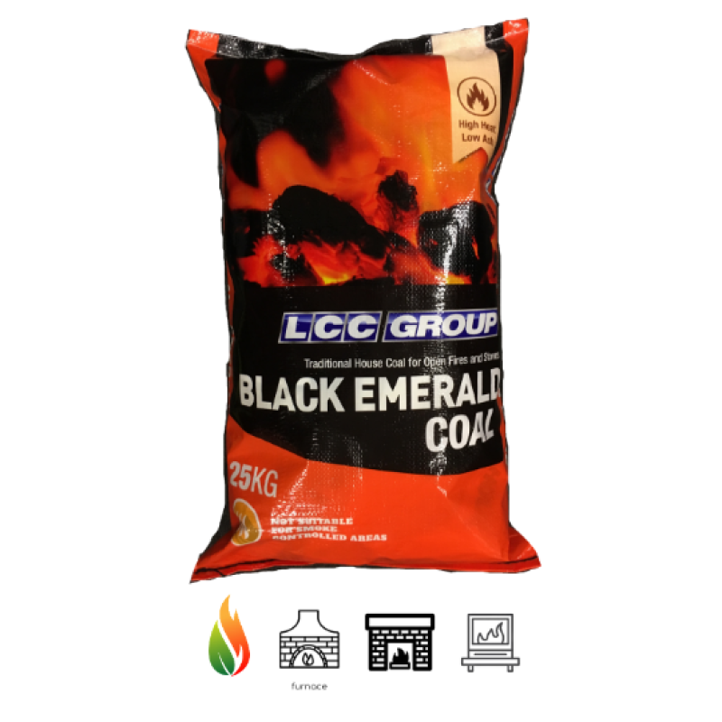 Black Emerald Coal 25kg Black Emerald Coal 25kg