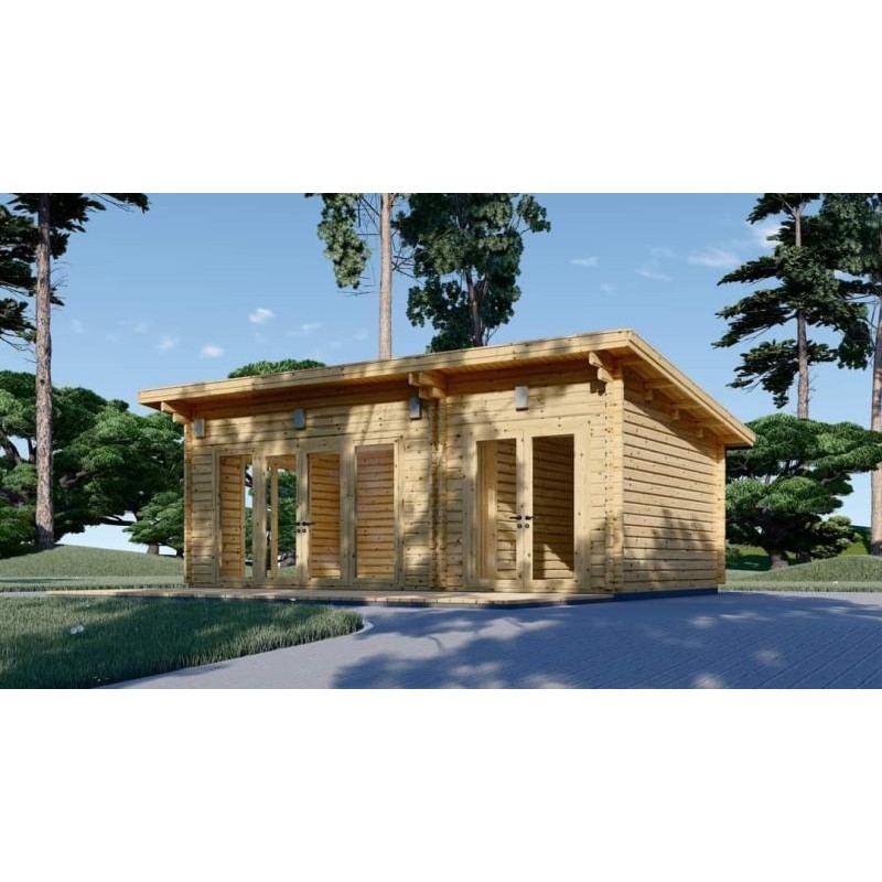 Summer house MAJA 7.5mx4m 44mm Summer house MAJA 7.5mx4m 44mm