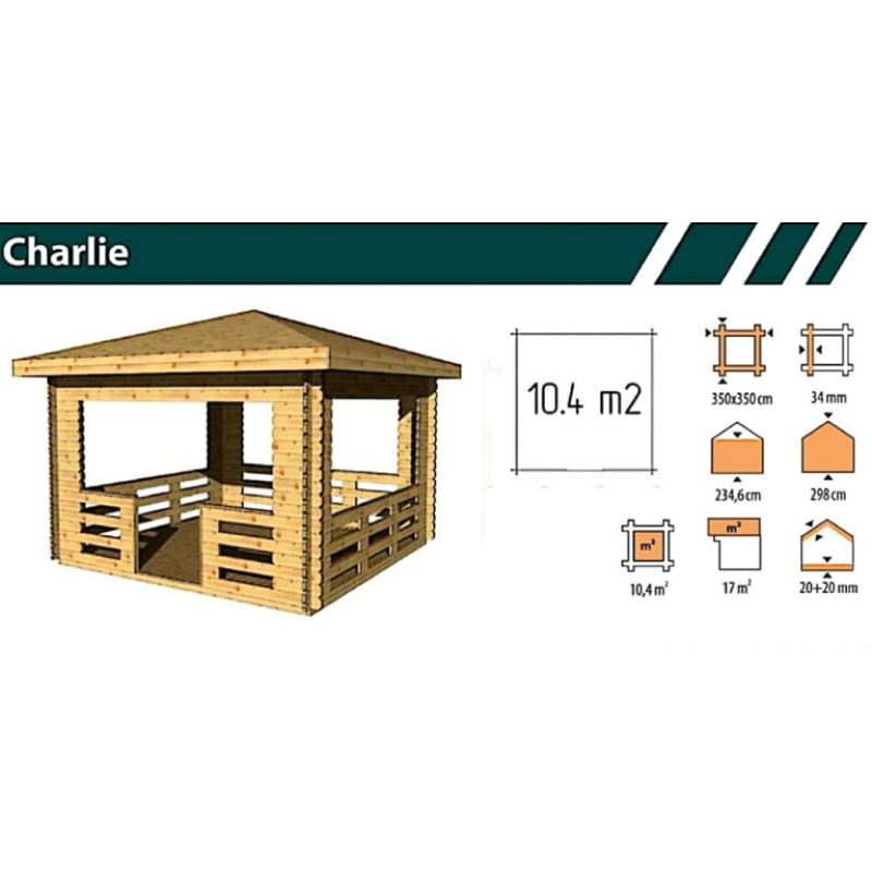 CHARLIE 34 3.5 X 3.5 meter