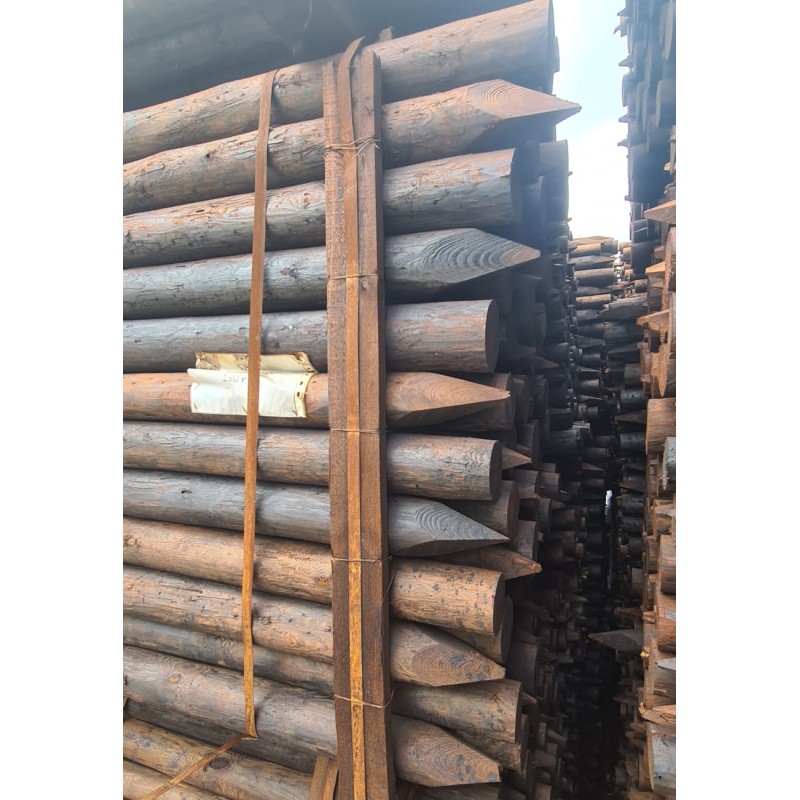 50 - 75 mm x 1650 mm Peeled (5.5 ft x 2-3 inch)