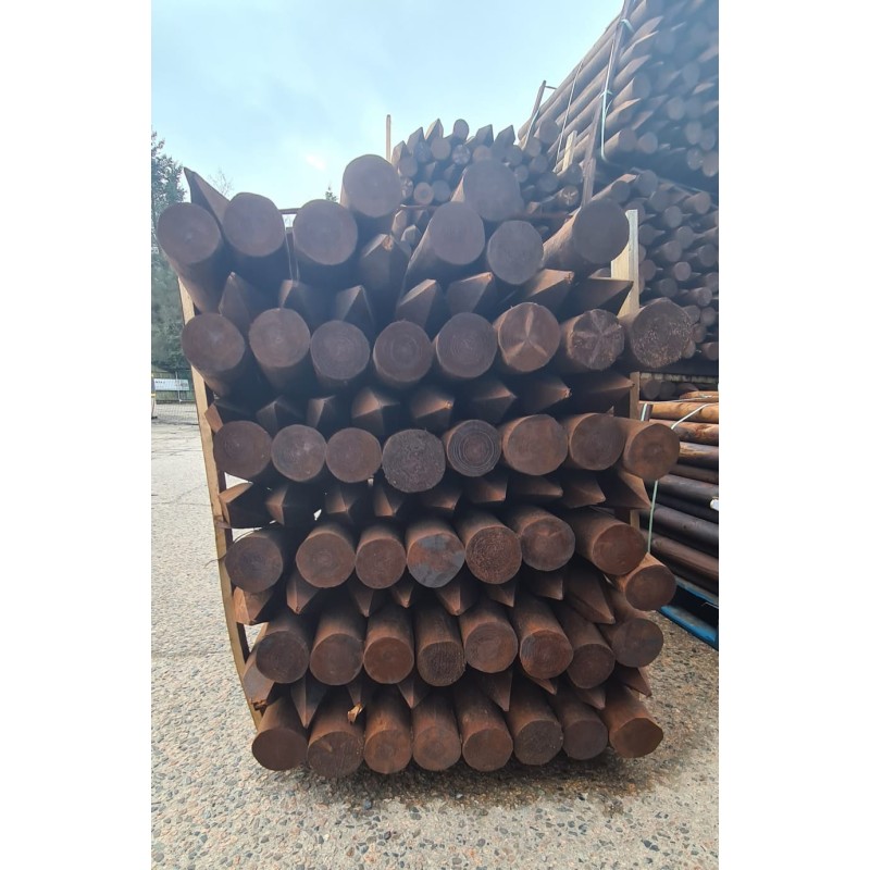 100-125 mm x 1800 mm peeled (6 ft x 4-5 inch)