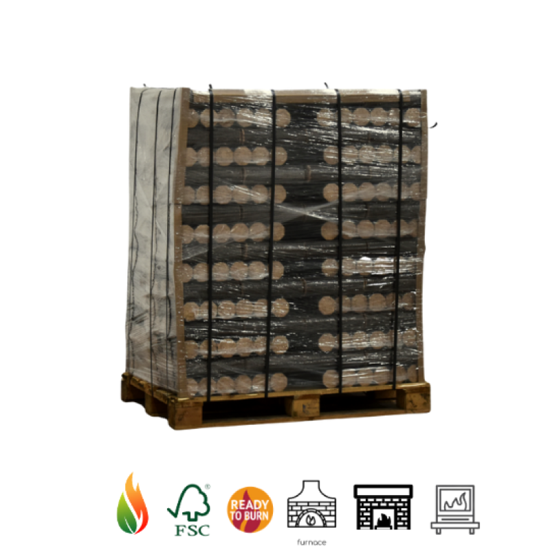 Oak/Chesnut Hardwood Nestro Heat Logs for Trade & Wholesale – 20% VAT