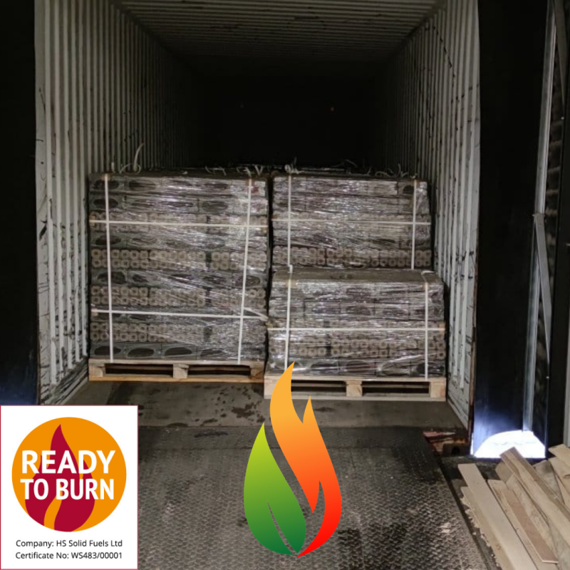Kiln-Dried Logs 1.8RM crates for Trade & Wholesale – 20% VAT (UPDATED SEPTEMBER 2022)
