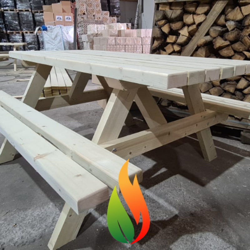 Wooden Picnic Bench 1700mm